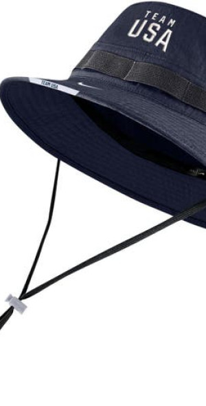 nike navy bucket hat