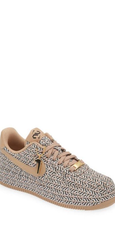 Nike Air Force Low United in Victory Sneaker in Hemp/Black