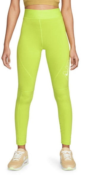 nike neon yellow leggings