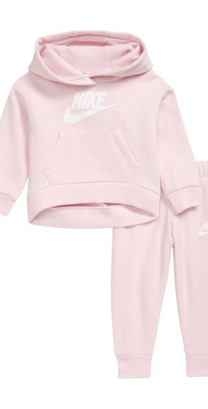 Nike Kids Pink Nike Jogger Set Nike Girls' 2-Piece Script Jogger