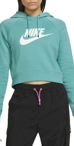 nike essential crop hoodie