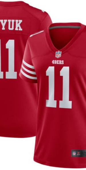 Nike - Women's Brandon Aiyuk Scarlet San Francisco 49ers Player