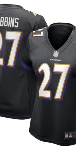 Nike - Women's J. K. Dobbins Black Baltimore Ravens Game Jersey