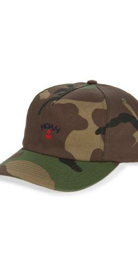 Noah Noah Anchor Logo Baseball Cap in Camo at Nordstrom