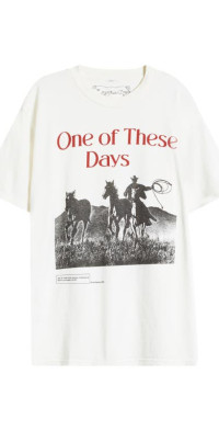 ONE OF THESE DAYS - Burning Landscape Graphic T-Shirt in