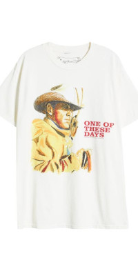 ★24SS 大人気★ONE OF THESE DAYS BURNING LANDSCAPE TEE Burning Landscape Tee | Washed Black | Crossroads Of The Big