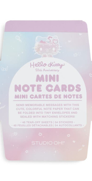 Orange Circle Studio - x Hello Kitty 50th Anniversary Mini Note Cards ...