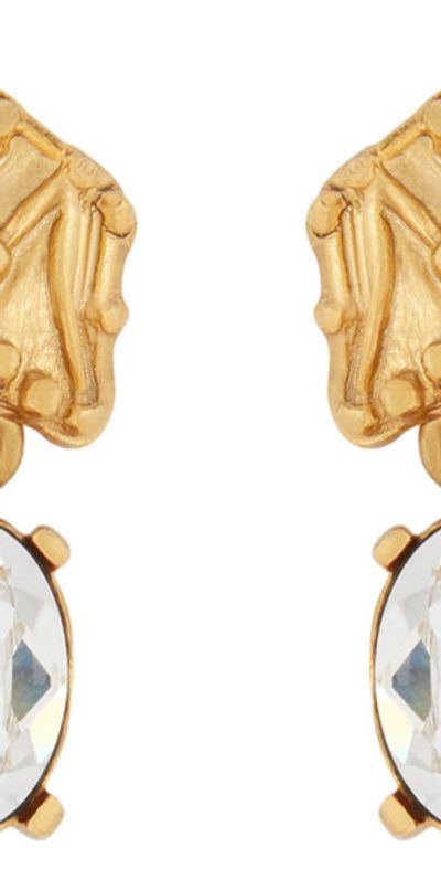 Oscar de la Renta Crystal Drop Earrings at Nordstrom