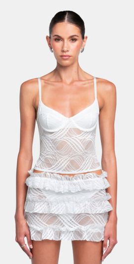 OW Collection OW Collection KAYLA Top in White at Nordstrom, Size X-Small