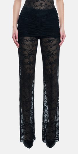OW Collection OW Collection SELAH Lace Pants in Black at Nordstrom, Size Medium