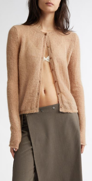 Paloma Wool - Alone Avec Plaisir Mohair & Alpaca Blend Cardigan in