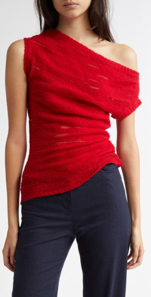 Paloma Wool - Lareina Off the Shoulder Sweater in Red at Nordstrom