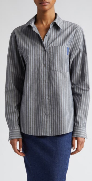 最終値下げPALOMA WOOL ストライプ シャツ Paloma Wool - Maiko Stripe Long Sleeve Organic Cotton Button-Up