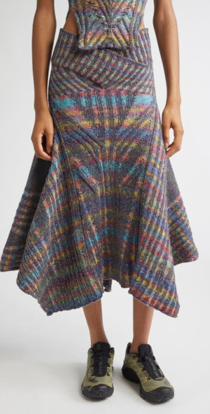 Paolina Russo - Multicolor Crossover Skirt