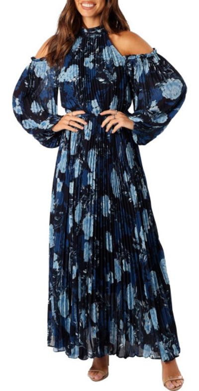chinese dress ladies Maude Maxi Dress - Blue main image 0