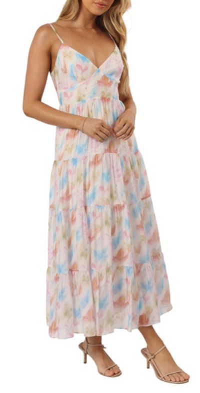 Petal & Pup - Luna Sleeveless Maxi Dress in Pink Multi Floral at Nordstrom,  Size X-Large