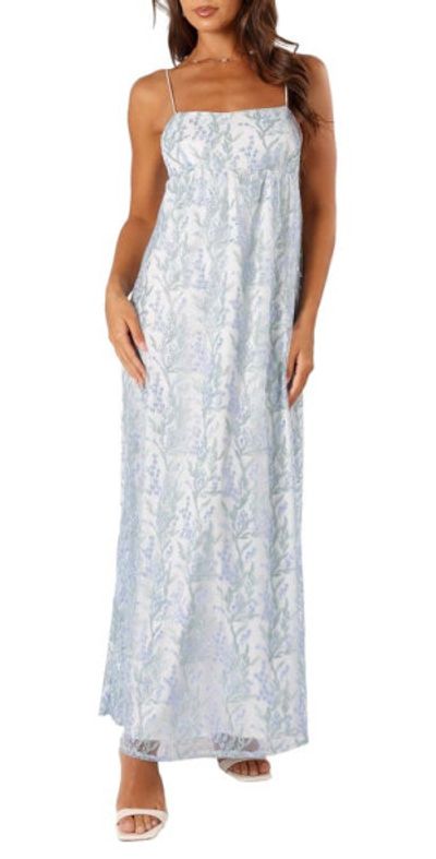 Petal & Pup - Nolan Floral Embroidered Dress in Blue Floral at Nordstrom,  Size X-Small