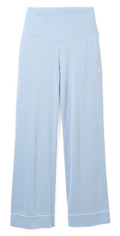 Petite Plume Petite Plume Luxe Pima Cotton Maternity Pants in Periwinkle at Nordstrom
