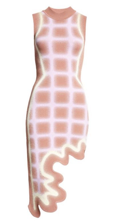 princess polly baby blue dress COLLUSION Plaid Mini Dress in PINK-MULTI main image 1