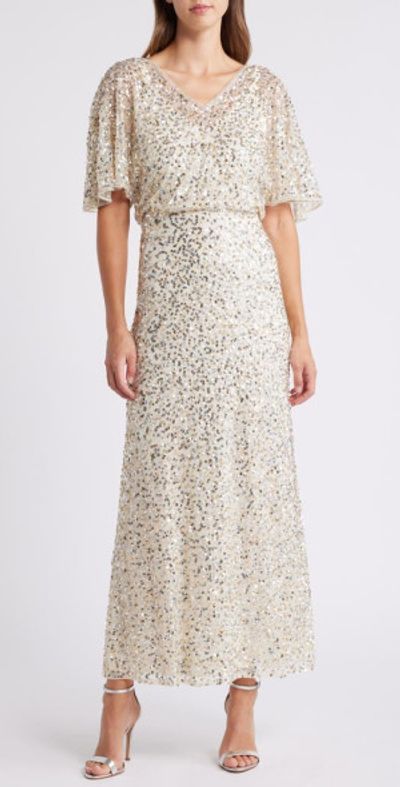 white christmas dresses Freesia Formal Dress Champagne - S