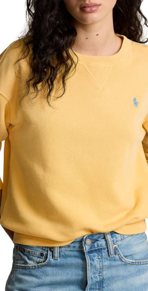 Polo Ralph Lauren - Cotton Sweatshirt in Cambridge Yellow