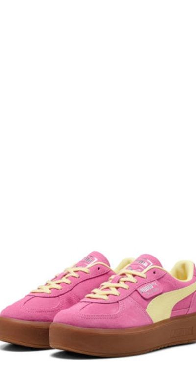 PUMA PUMA Palermo Elevata Platform Sneaker in Posie Pink/Gold Moon at Nordstrom, Size 6.5