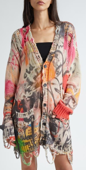 eL+1】Graffiti Cardigan おねさん Graffiti Cardigan – 2to5