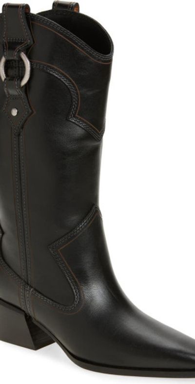 rag & bone rag & bone Joni Western Boot in Black at Nordstrom, Size 6.5Us