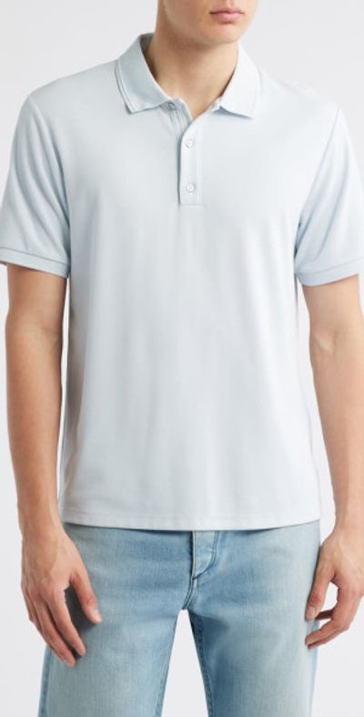 rag & bone rag & bone Slim Fit Tech Piqué Polo in Arctic at Nordstrom, Size Small
