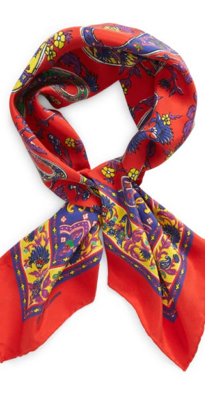 Ralph Lauren Purple Label - Choppa Paisley Silk Twilly Scarf in