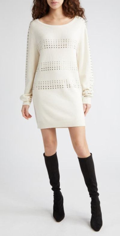 Ramy Brook - Celine Long Sleeve Sweater Dress in Ivory at Nordstrom Ramy Brook - Celine Long Sleeve Sweater Dress in Ivory at Nordstrom