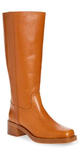 Reformation Reformation Frances Knee High Boot in Whiskey Leather at Nordstrom, Size 5.5