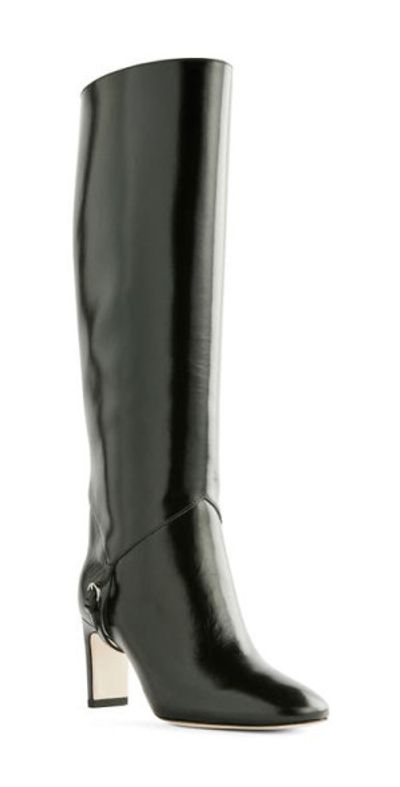 Reformation Reformation Gae Knee High Boot in Black Leather at Nordstrom, Size 5.5