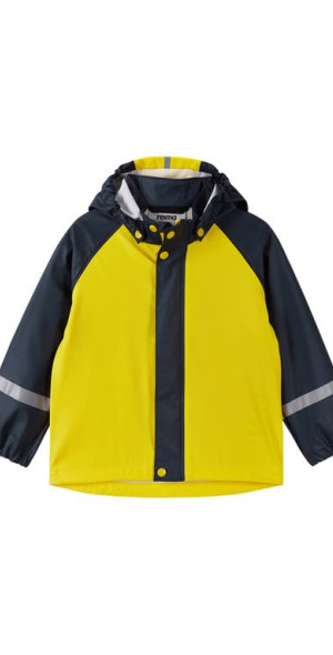 Reima Kids Vesi Waterproof Hooded Raincoat in Yellow at Nordstrom