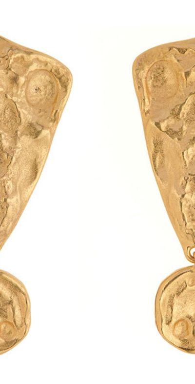 Reiss Reiss Mason Molten Drop Earrings in Gold Tone at Nordstrom