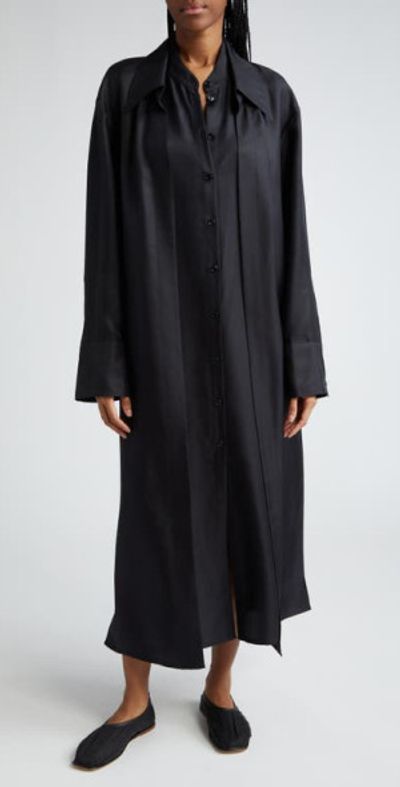 double layer shirt dress The Attico Double Layer Shirt Mini Dress