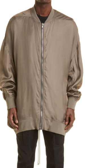 Rick Owens - Jumbo Peter Flight Jacket in Dust at Nordstrom, Size
