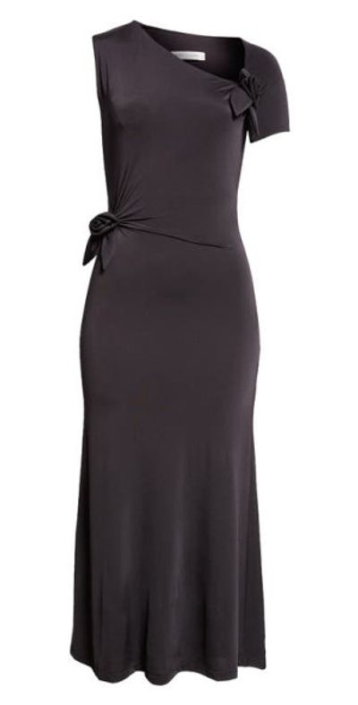 knee length dresses for ladies Plus Blue Jacquard Woven Midi Dress 2XL