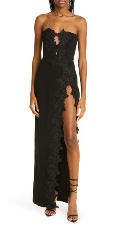 princess polly baby blue dress Lulus Own the Night Strapless Column Gown | Nordstrom main image 1