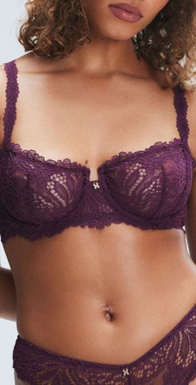 SAVAGE X FENTY Romantic Corded Lace Unlined Balconette Bra in