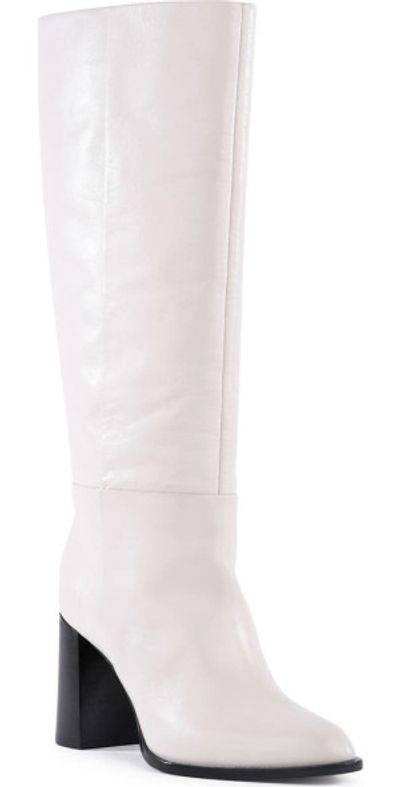 Seychelles Seychelles Push to Start Knee High Boot in White Leather at Nordstrom, Size 6
