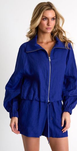 SHAN SHAN Linen Shorts in Blue at Nordstrom, Size 4