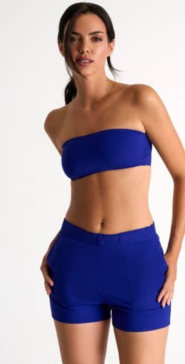 SHAN SHAN Lycra Shorts in Blue at Nordstrom, Size 4