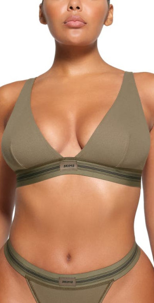 army green bralette