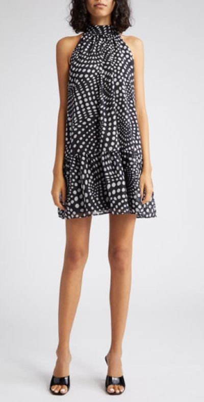 staud midi marlowe dress Staud Midi Marlowe - Navy