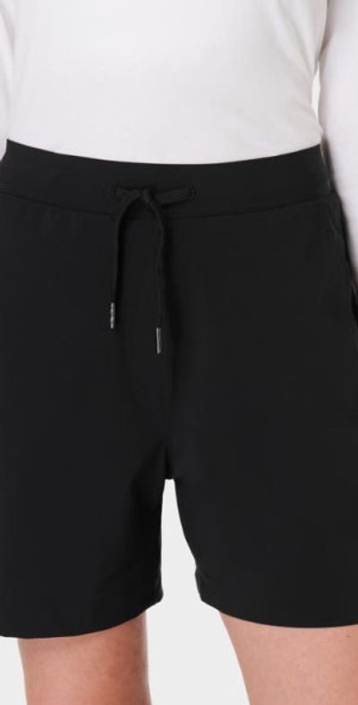 Sweaty Betty Sweaty Betty Explorer Drawstring Shorts in Black at Nordstrom, Size X-Large