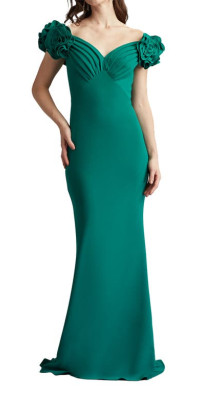 Tadashi Shoji - Carlyle Embroidered Halter Dress