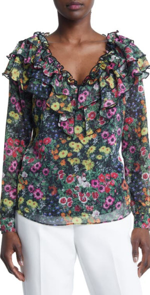 ted baker ruffle blouse