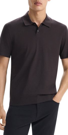 Theory Theory Goris Performance Polo in Hickory at Nordstrom, Size X-Small