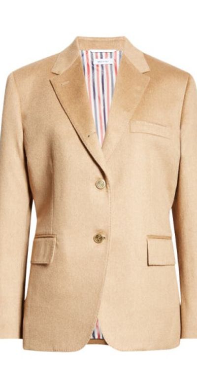 Thom Browne Thom Browne Classic Camel Hair Sport Coat at Nordstrom, Size 0 Us